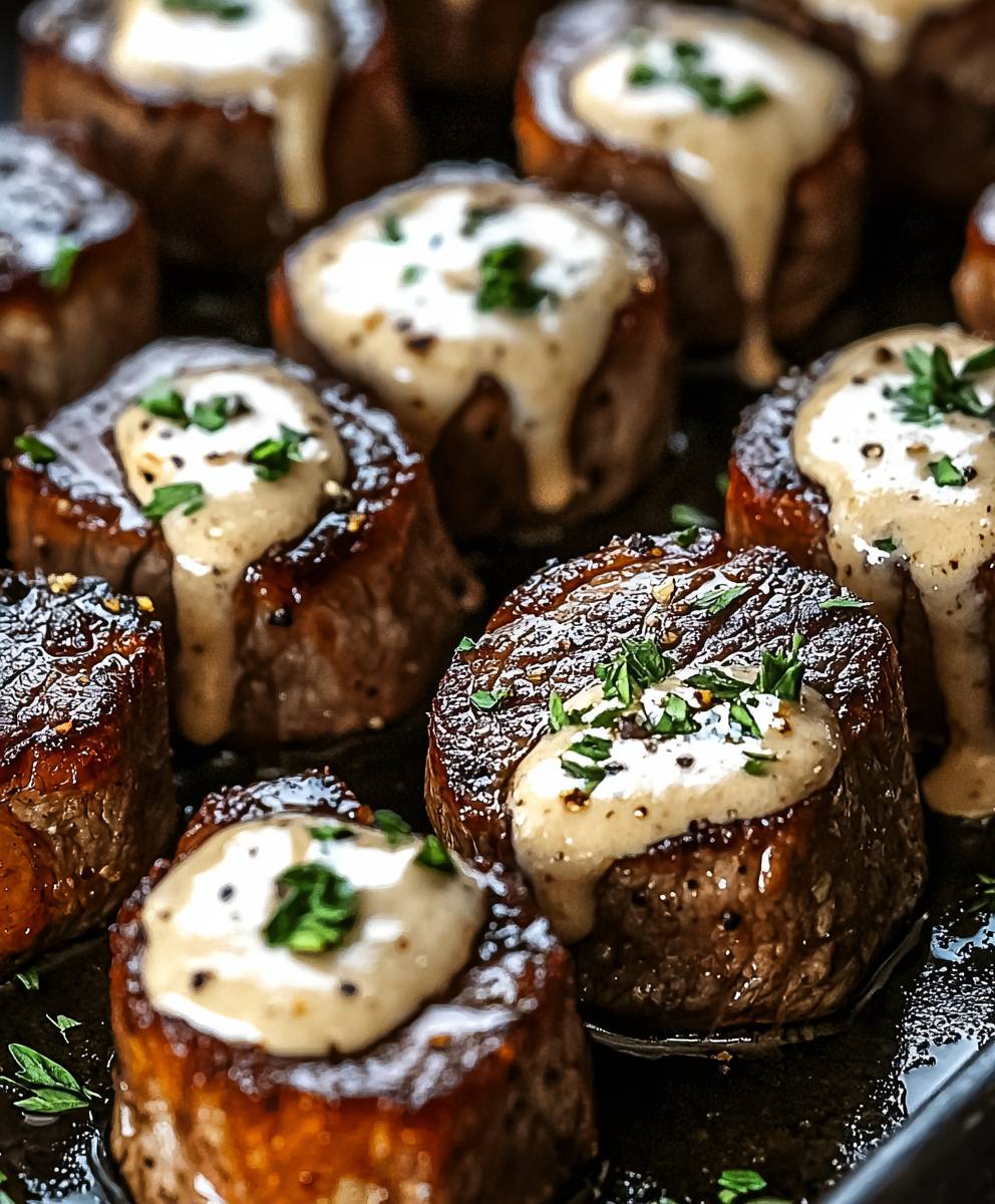 Garlic butter steak bites