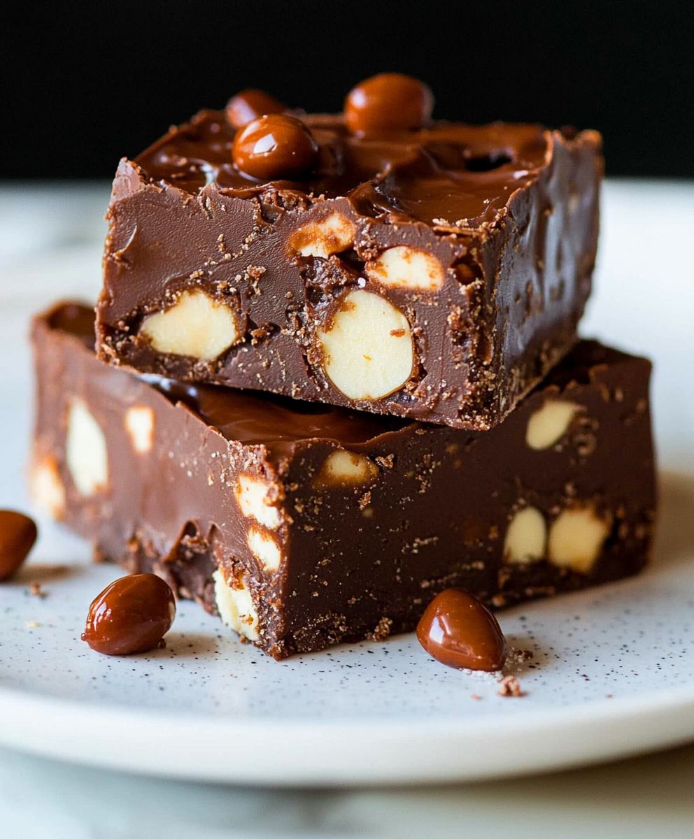 Strawberry brownies dessert