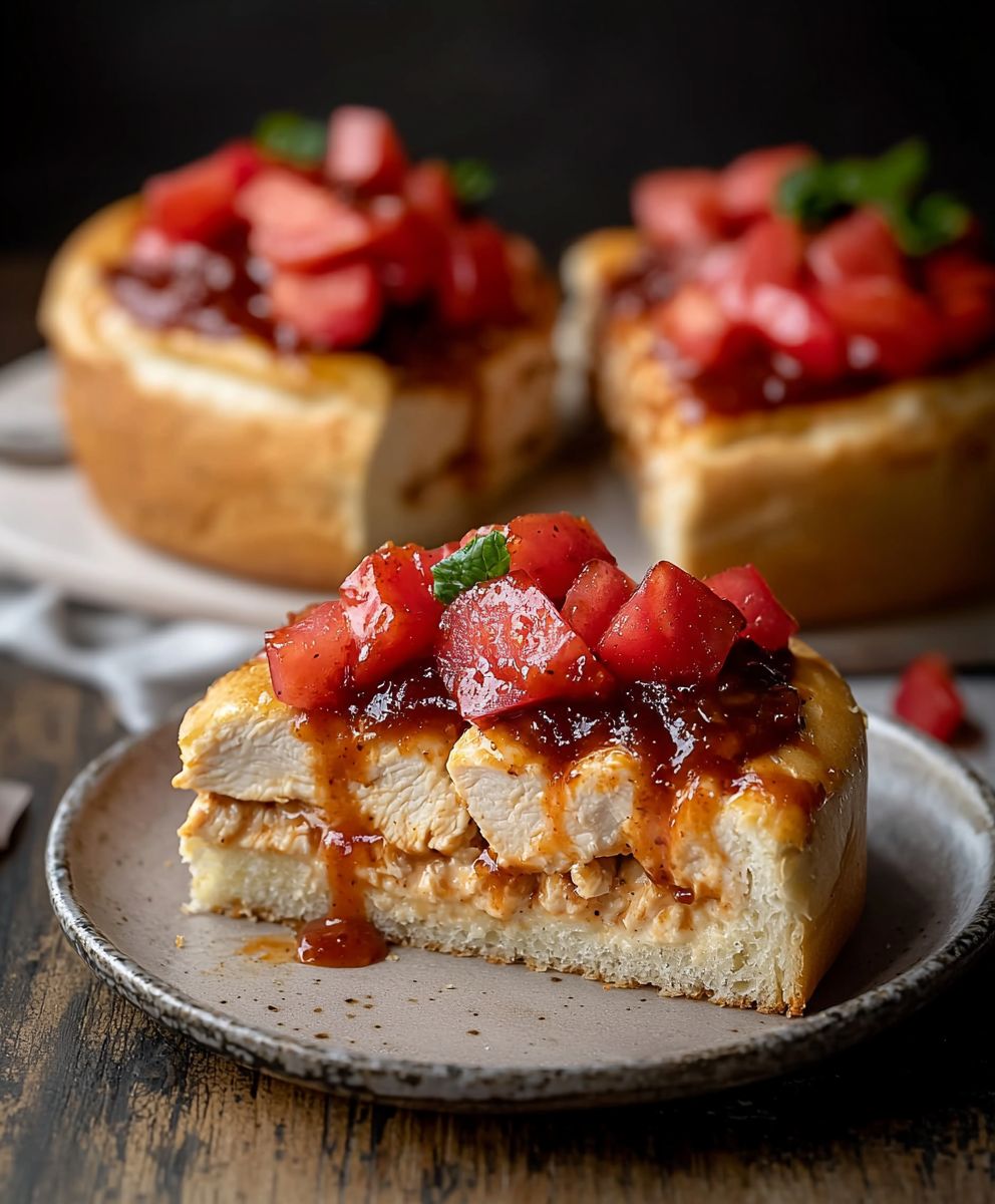 White BBQ Chicken Sandwiches