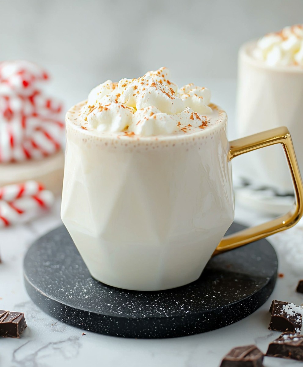Creamy White Hot Chocolate