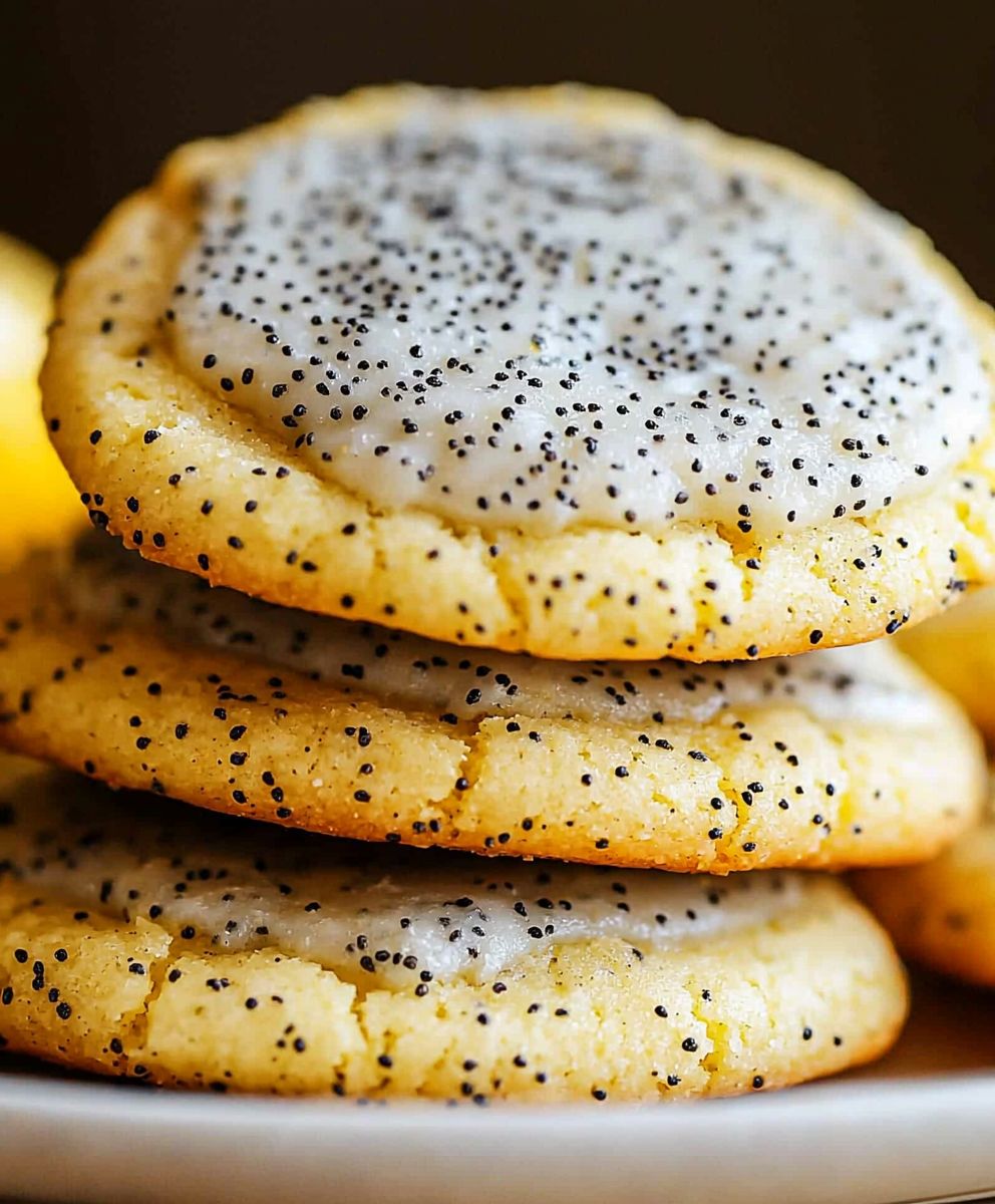 Lemon poppy seed cookies