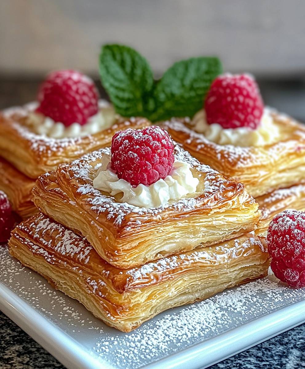 Lemon Raspberry Danish