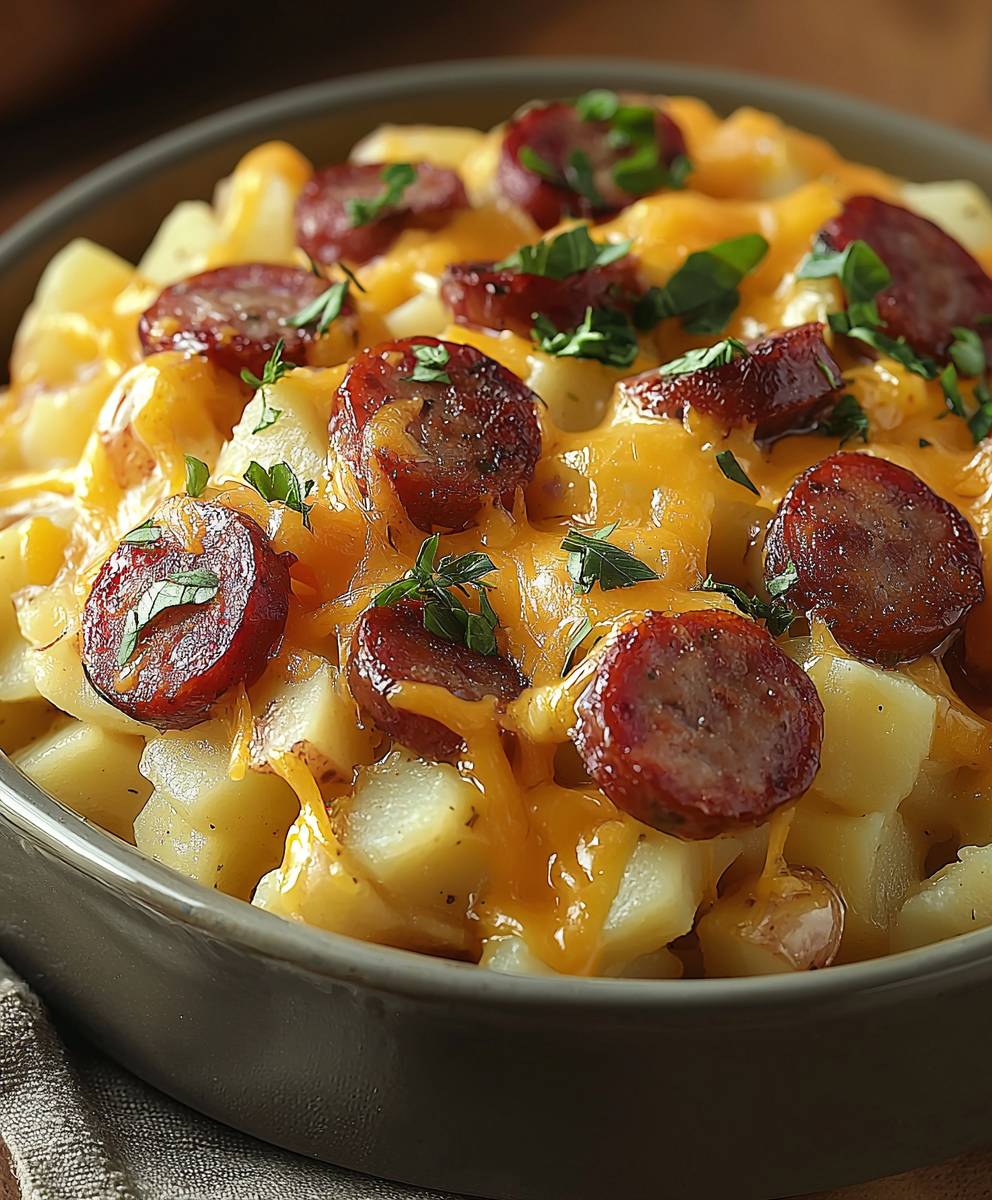 Cheesy Ranch Potatoes Sausage