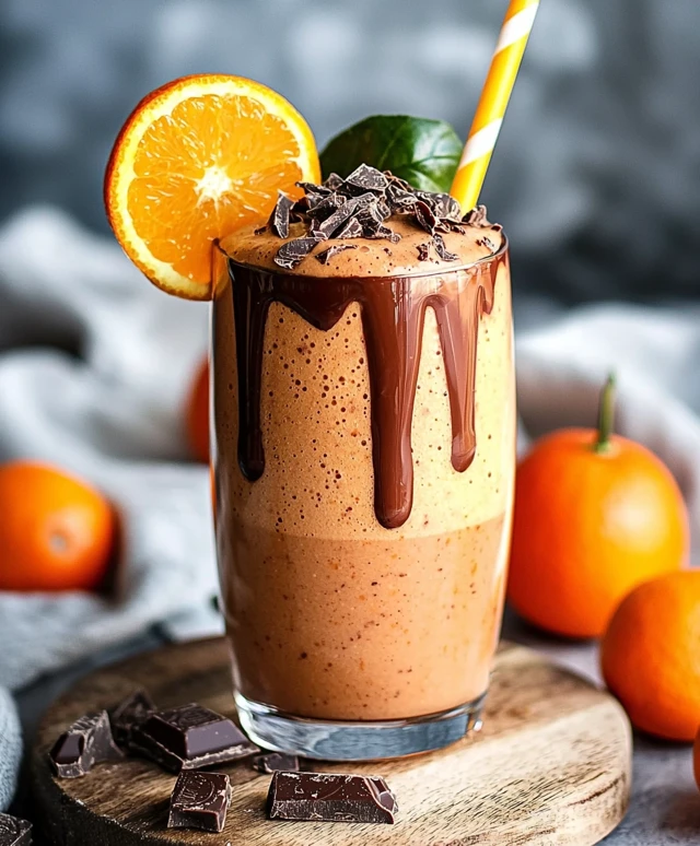 Clementine Chocolate Smoothie