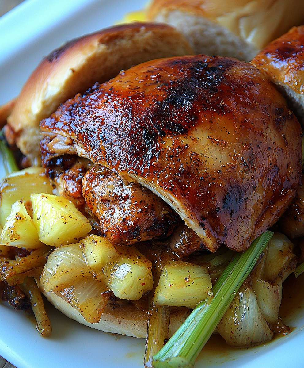 Jerk Chicken Sliders