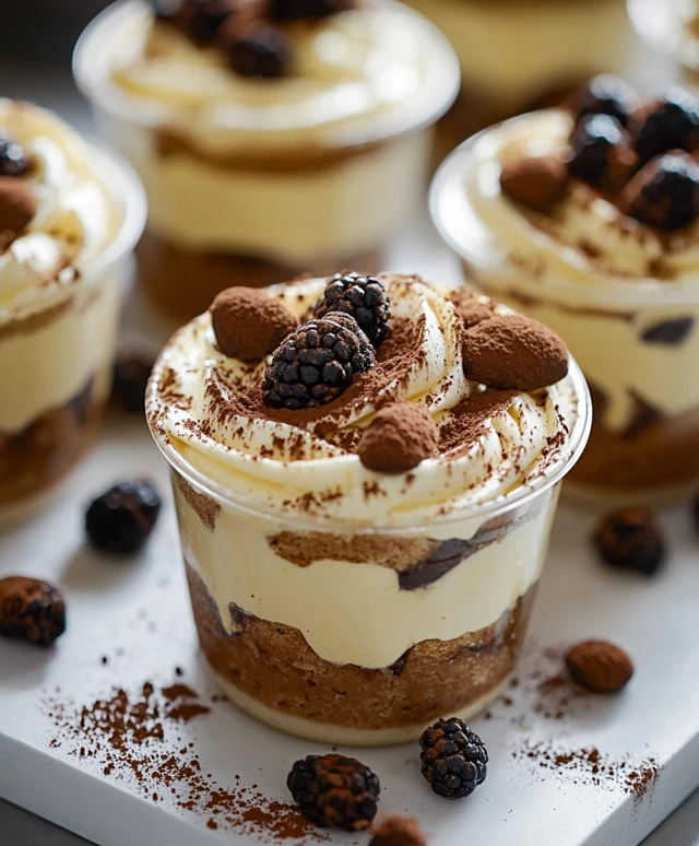 Tiramisu Cups Dessert