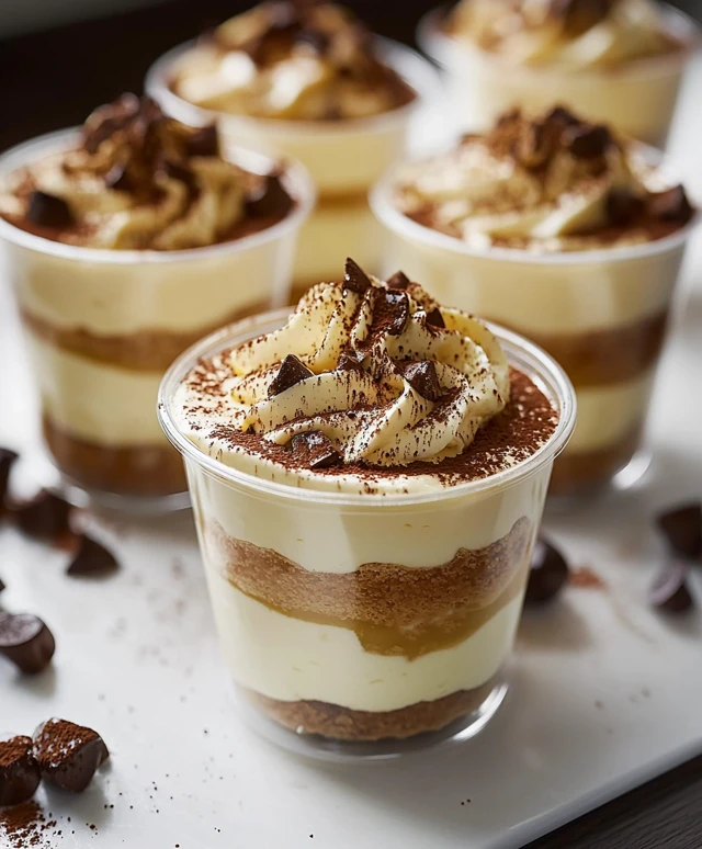 Tiramisu Cups Dessert