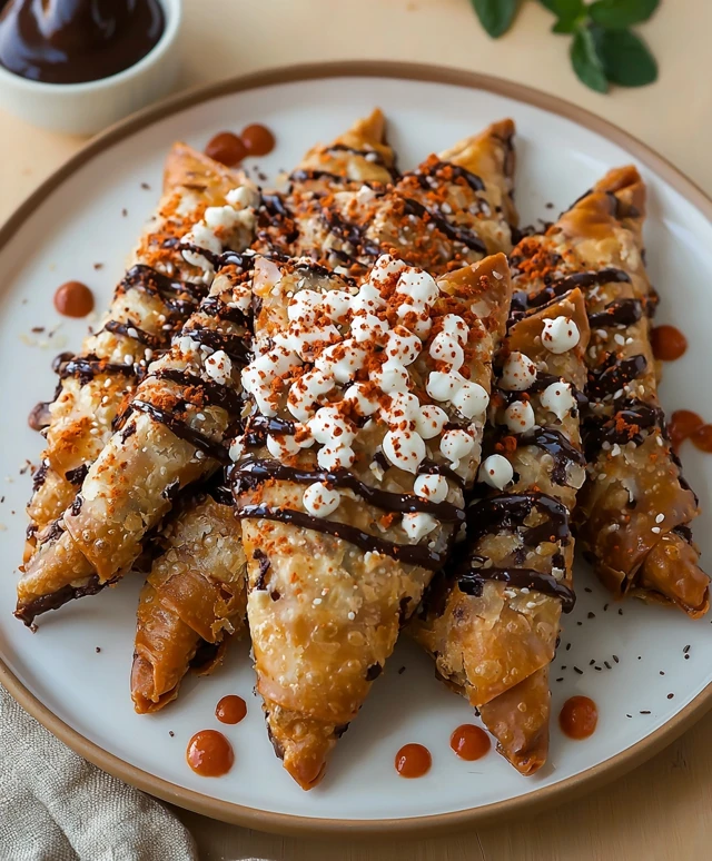 Chocolate Samosas Dessert