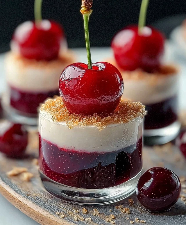 Cherry dessert