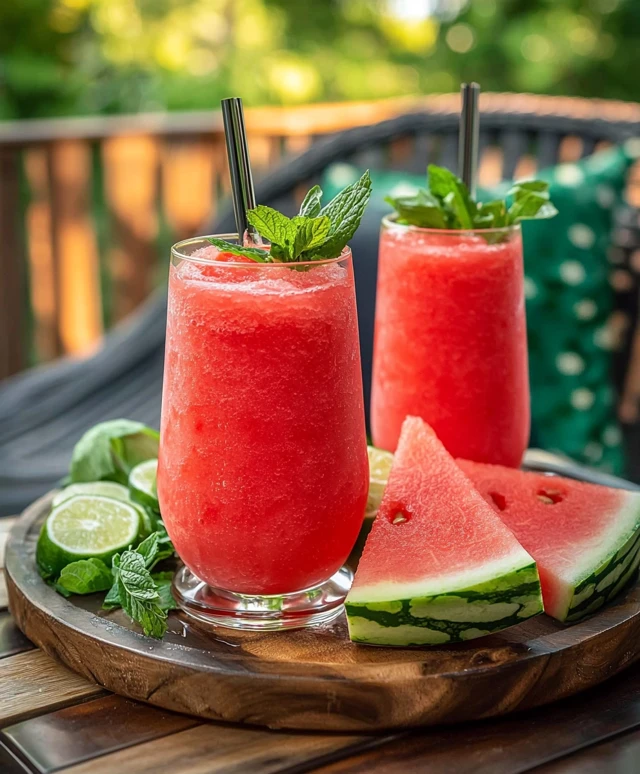 Watermelon Slushie Drink
