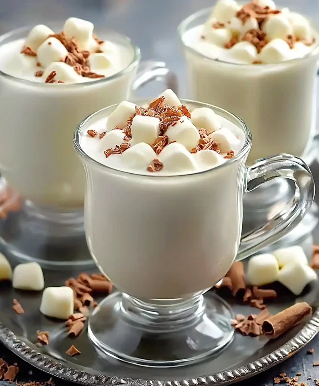 White Hot Chocolate Drink