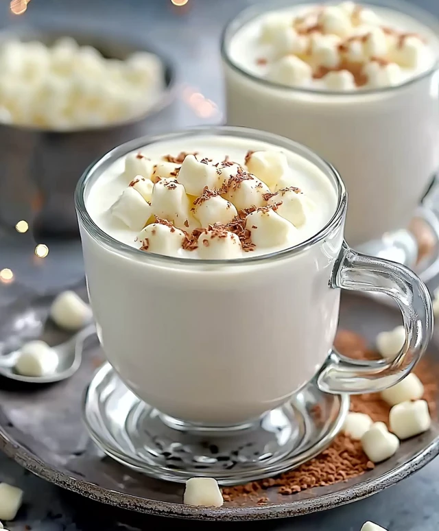 White Hot Chocolate Drink