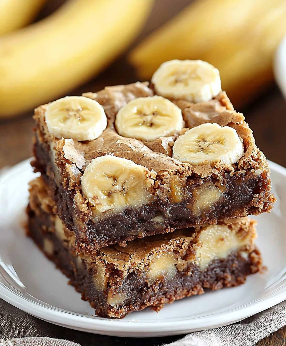 Banana bread brownies