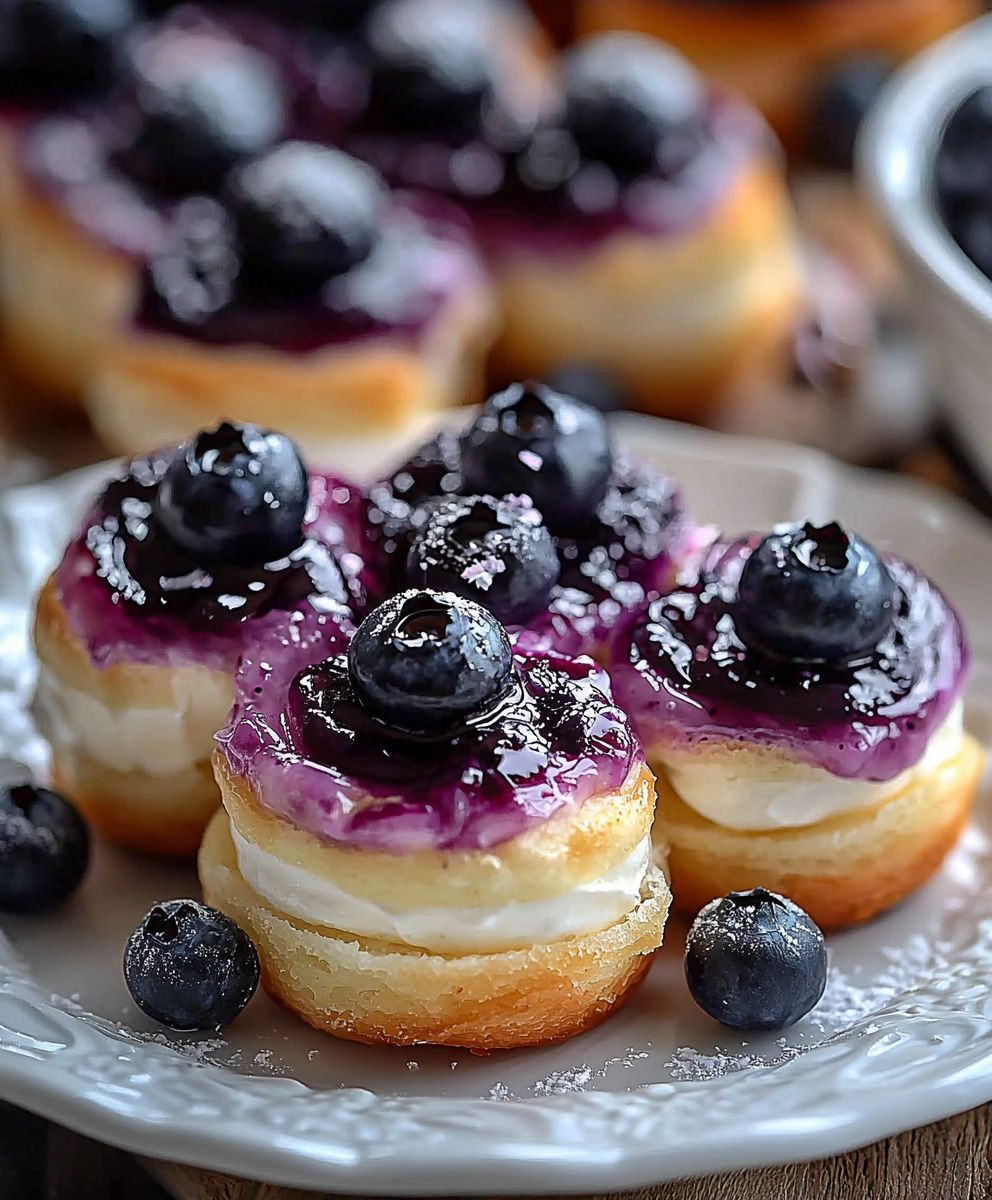 Blueberry Cheesecake Rolls