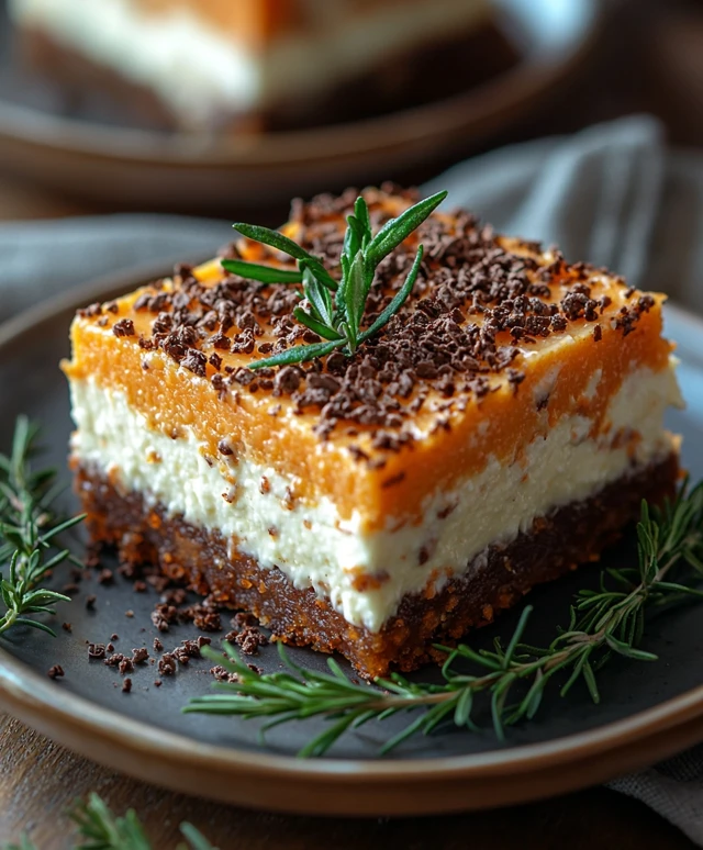 Carrot Cheesecake Bars