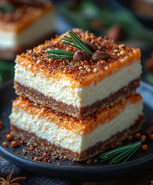 Carrot Cheesecake Bars
