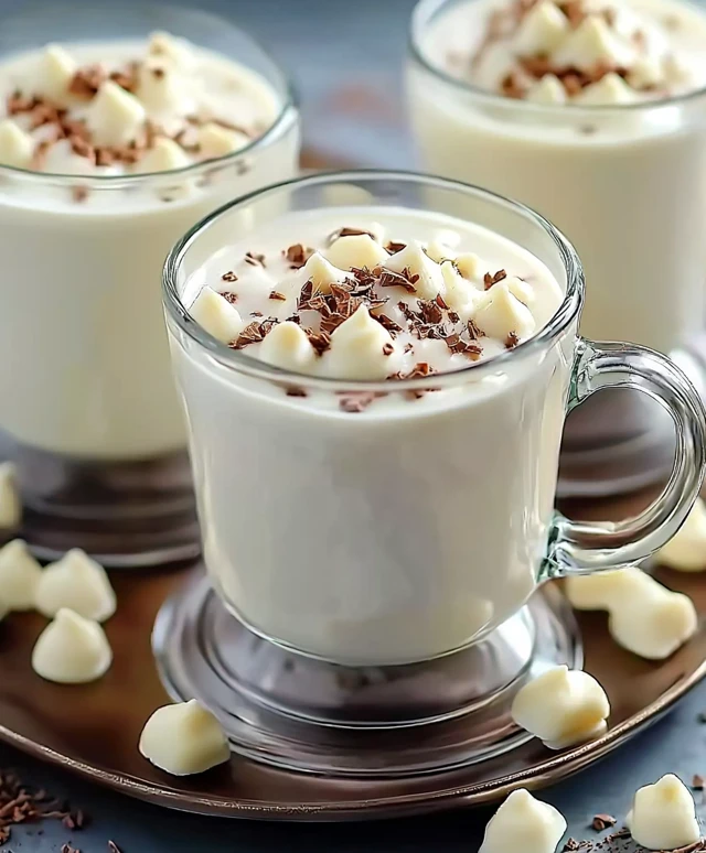 White Hot Chocolate Drink