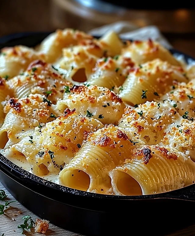 Creamy Seafood Stuffed Shells