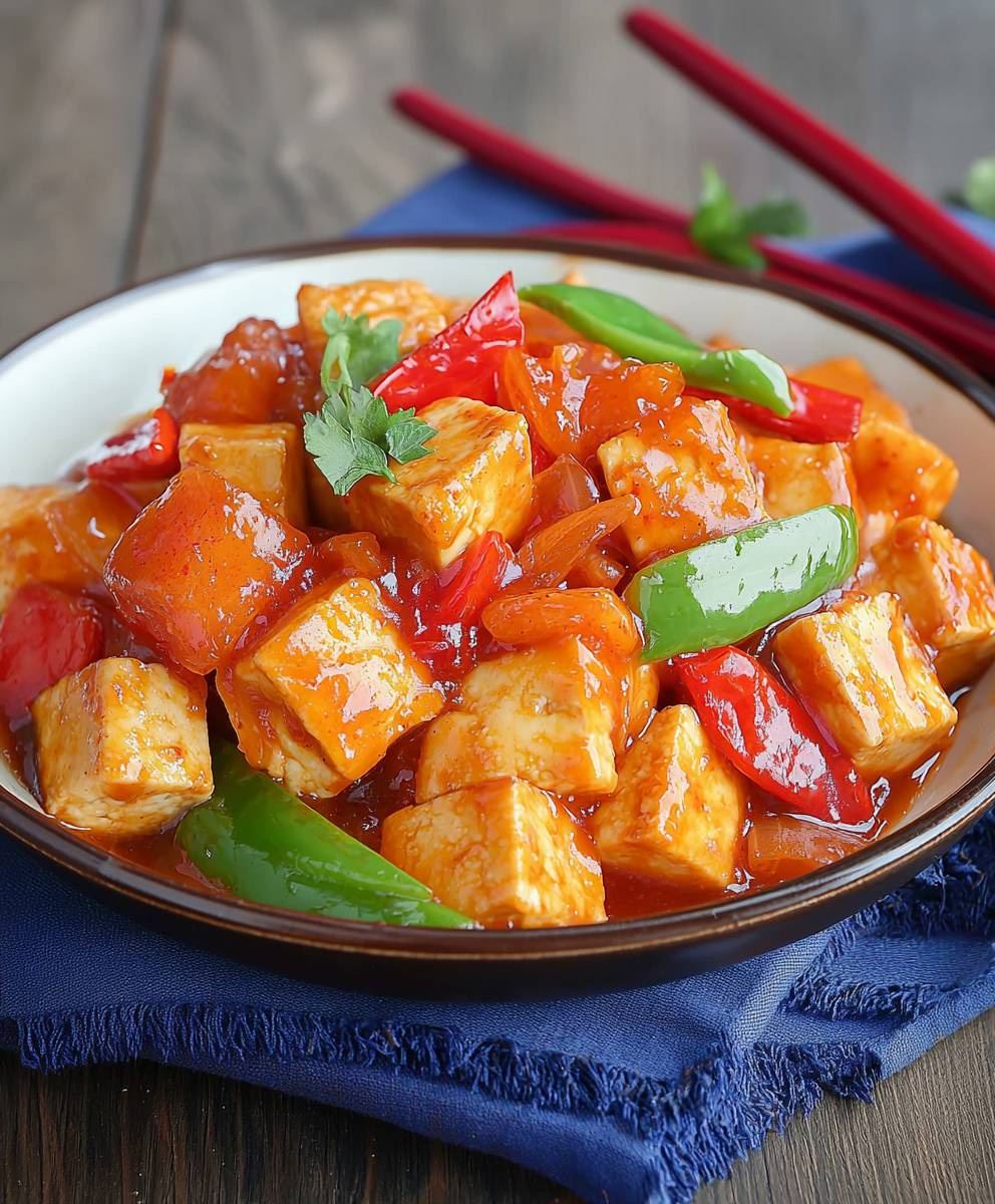 Sweet and Sour Tofu Dish