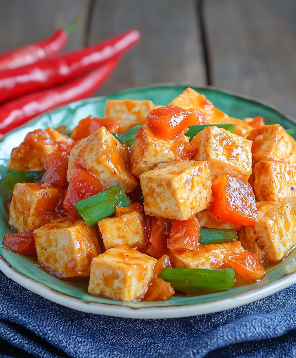 Sweet and Sour Tofu Dish