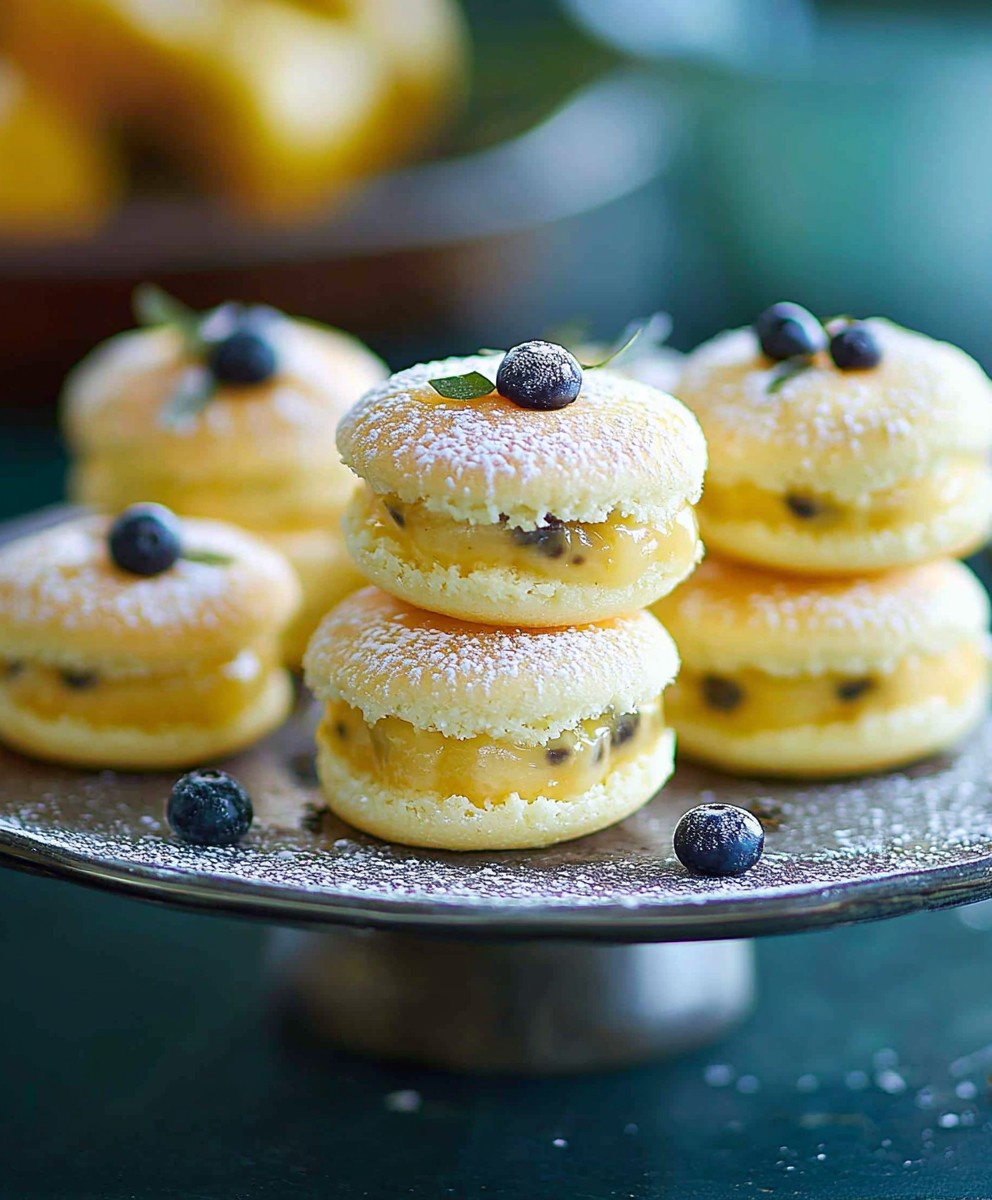 Passionfruit Melting Moments Cookies