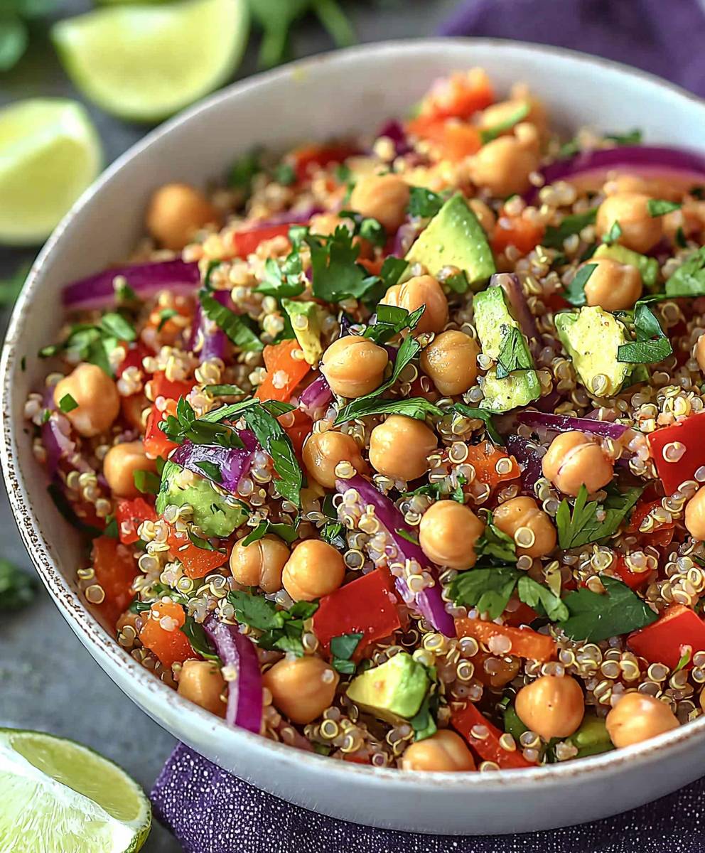 Chickpea Thai Quinoa Salad