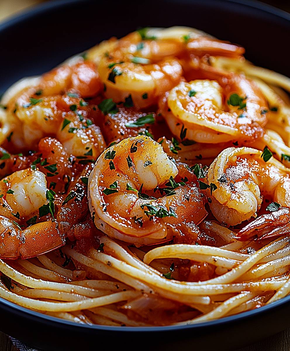 Shrimp Fra Diavolo Linguine