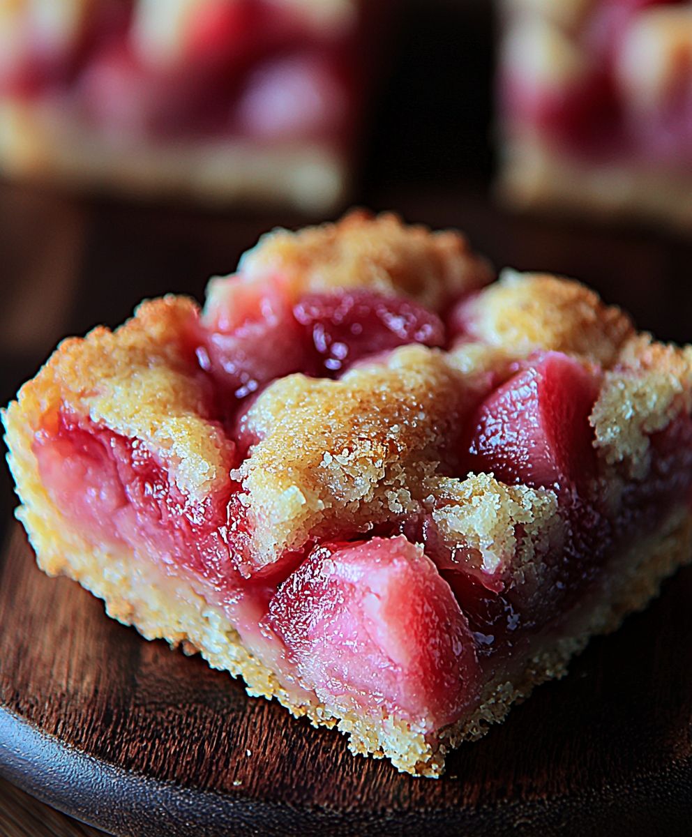 Rhubarb dream bars