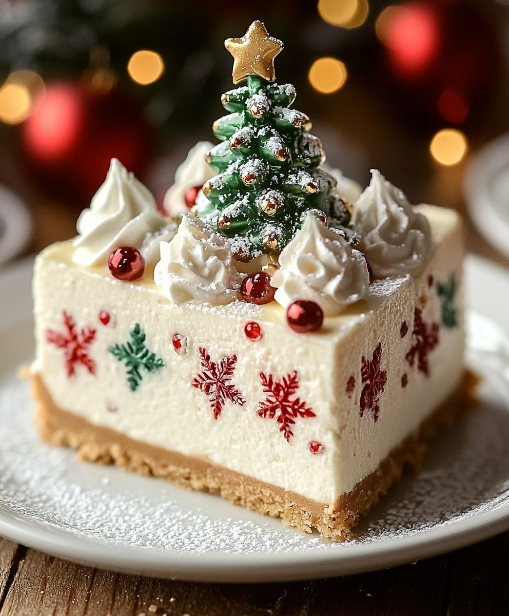 Christmas Tree Cheesecake