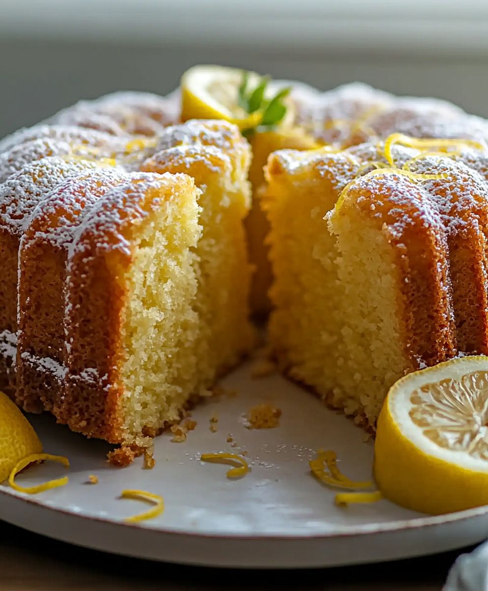 Lemon moist cake