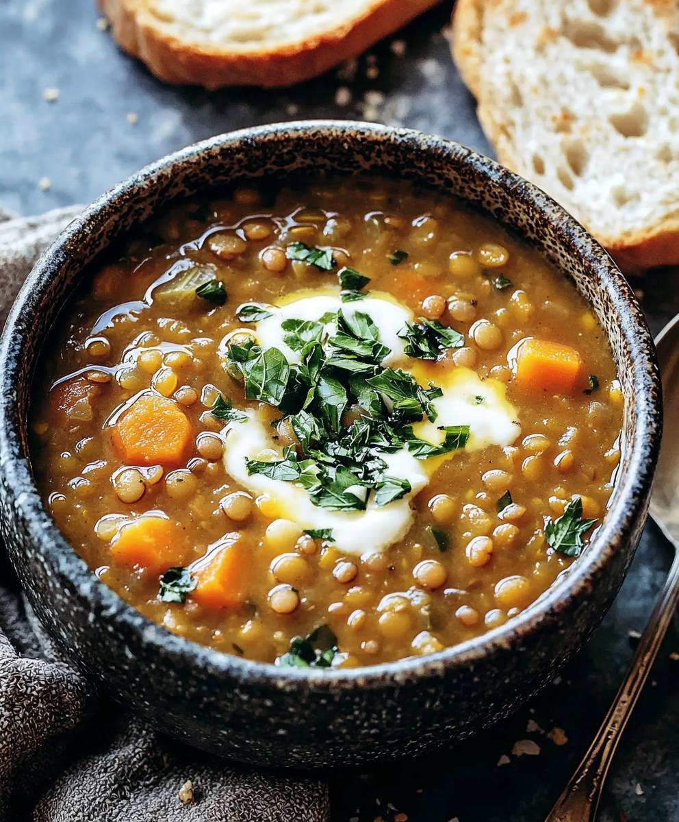 Detox lentil soup