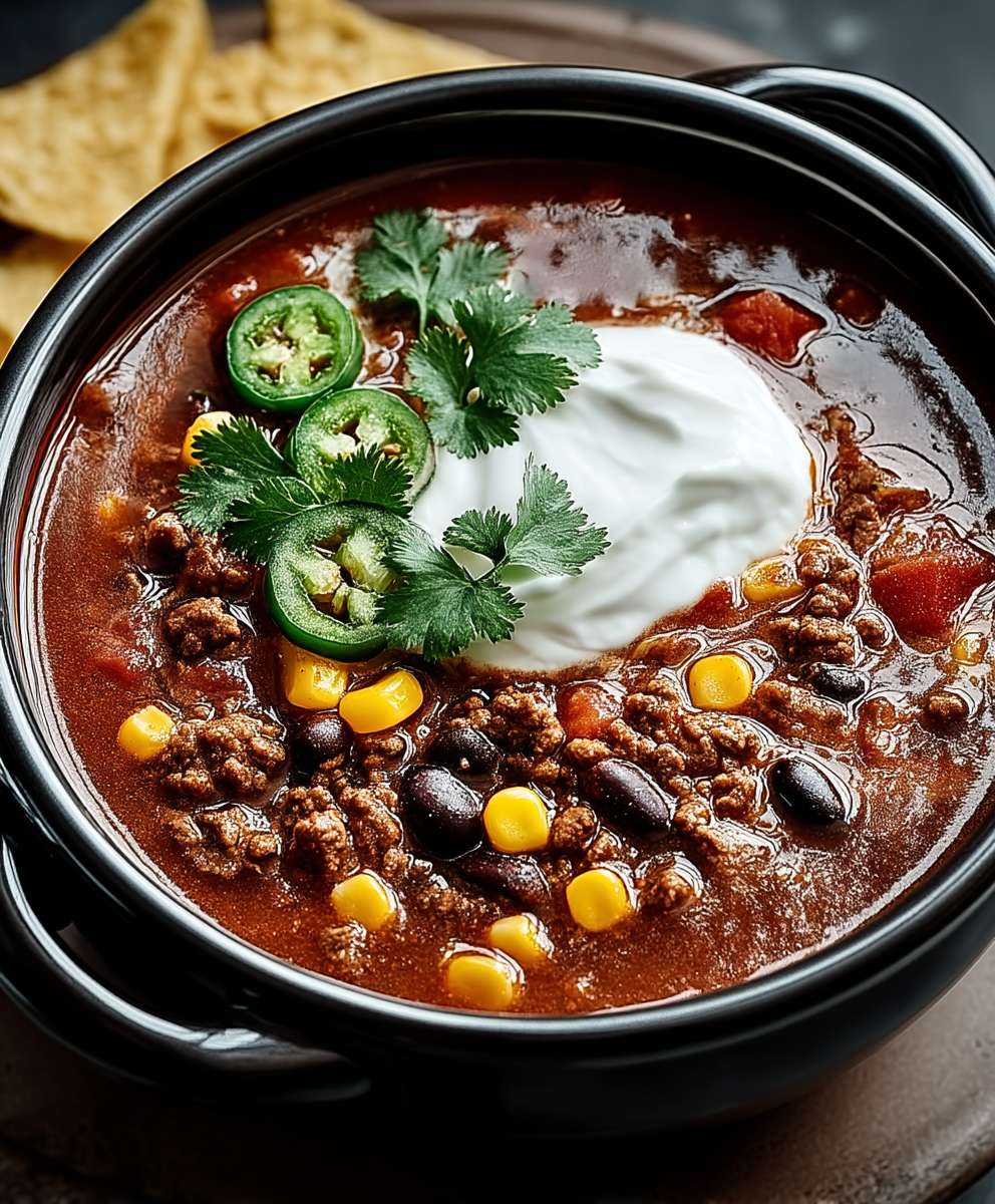 Ground Beef Enchilada Soup