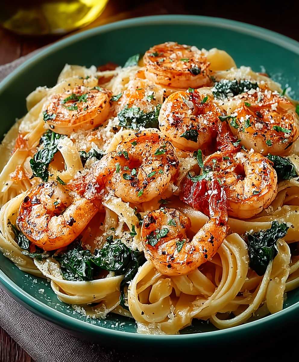 Tuscan Shrimp Pasta