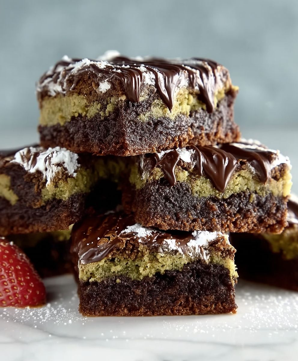 Dubai Chocolate Brookies