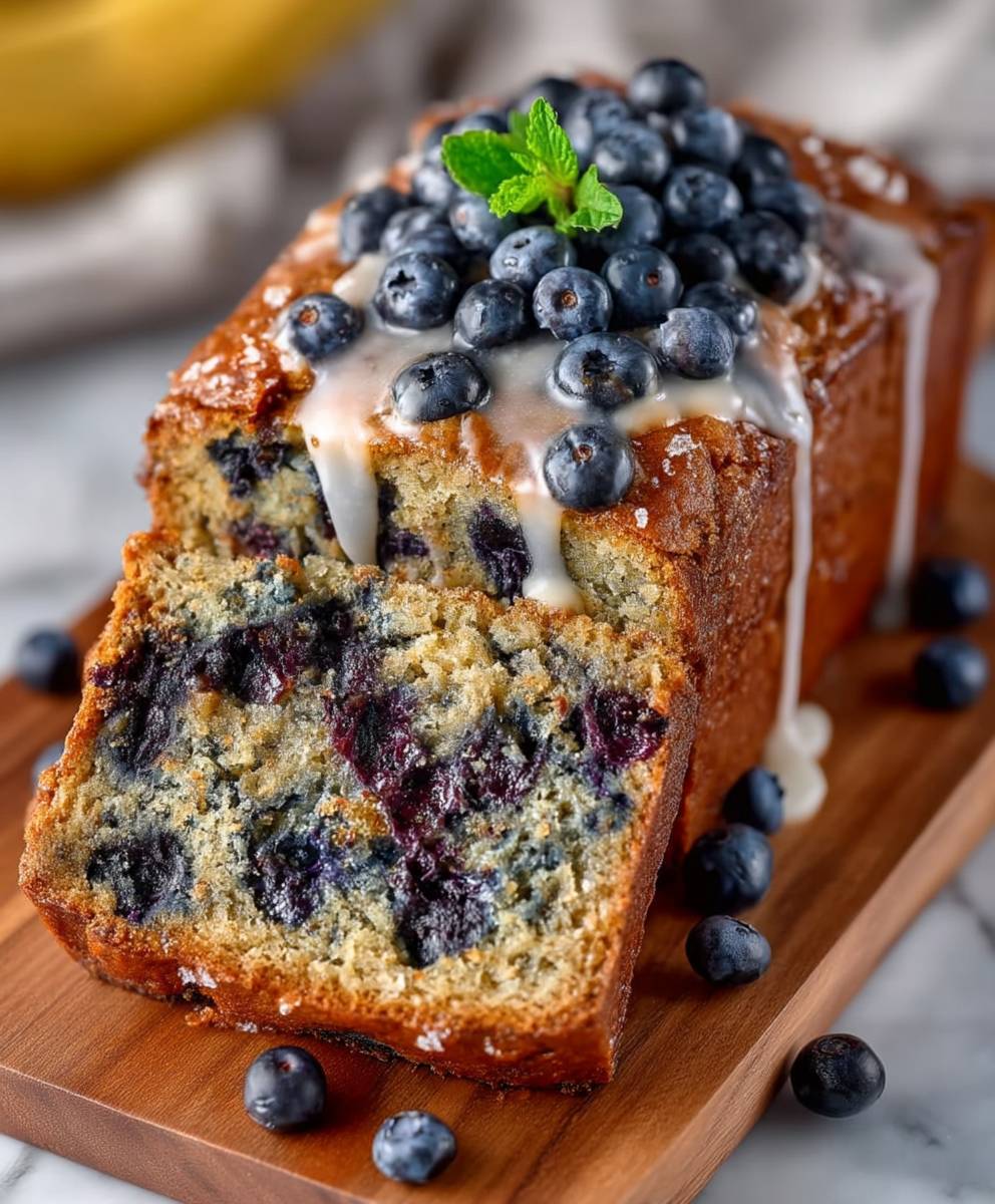 Blueberry Banana Bread