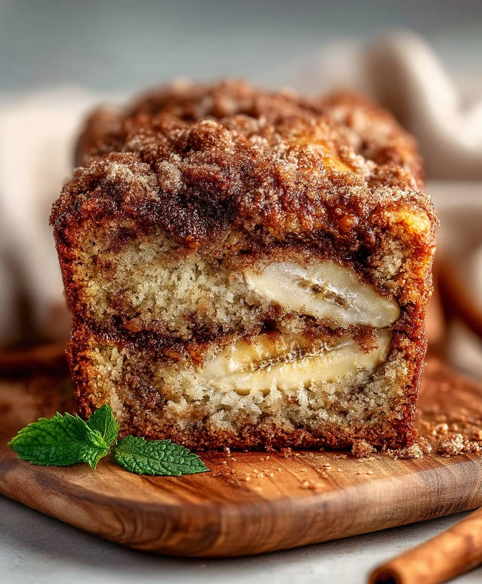 Cinnamon Crunch Banana Bread