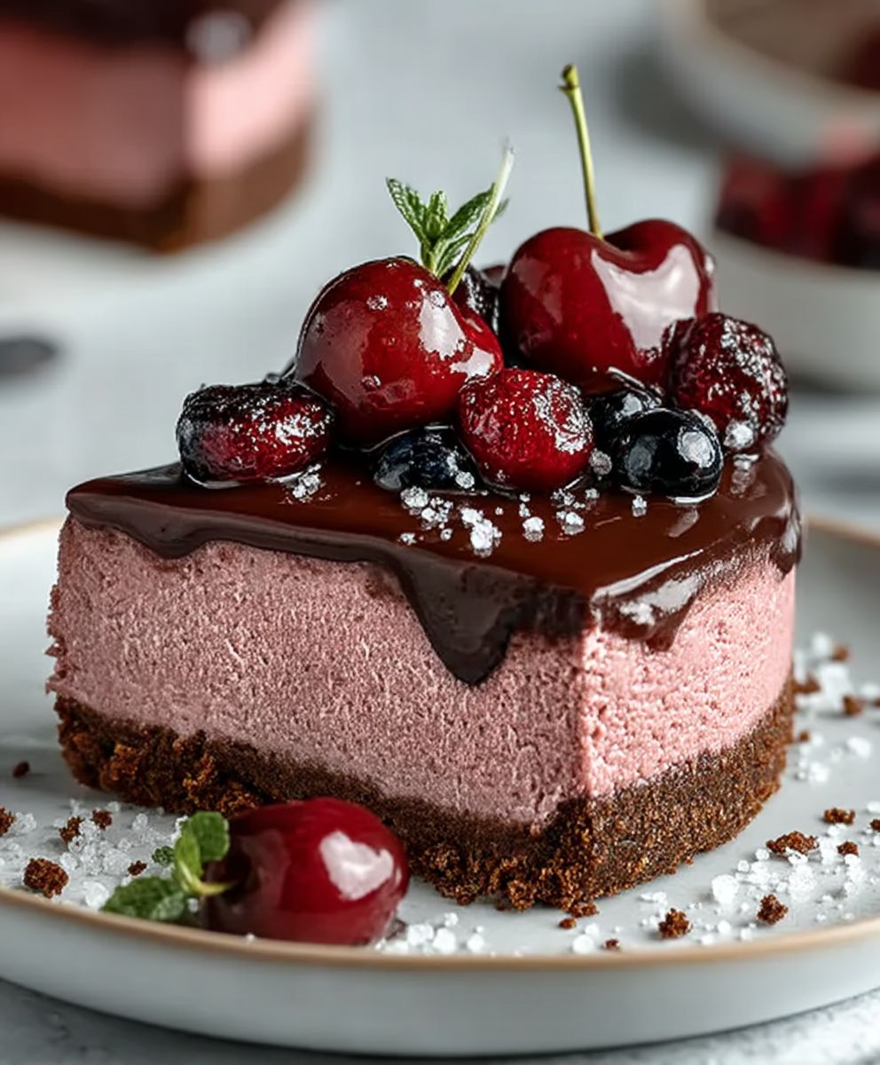 Cherry Chocolate Cheesecake