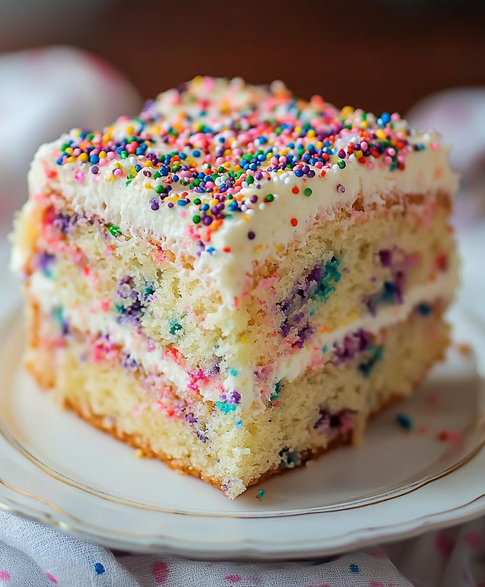 Homemade Funfetti Cake