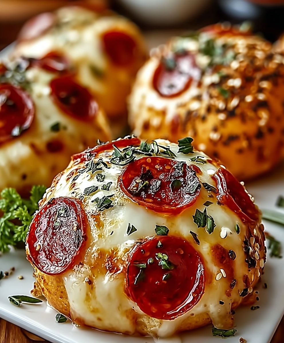 Pepperoni Pizza Bombs