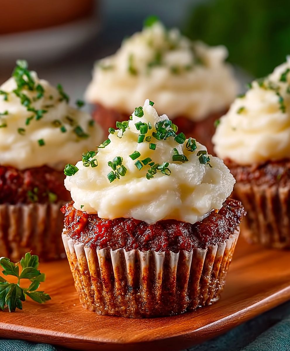 Mini meatloaf muffins
