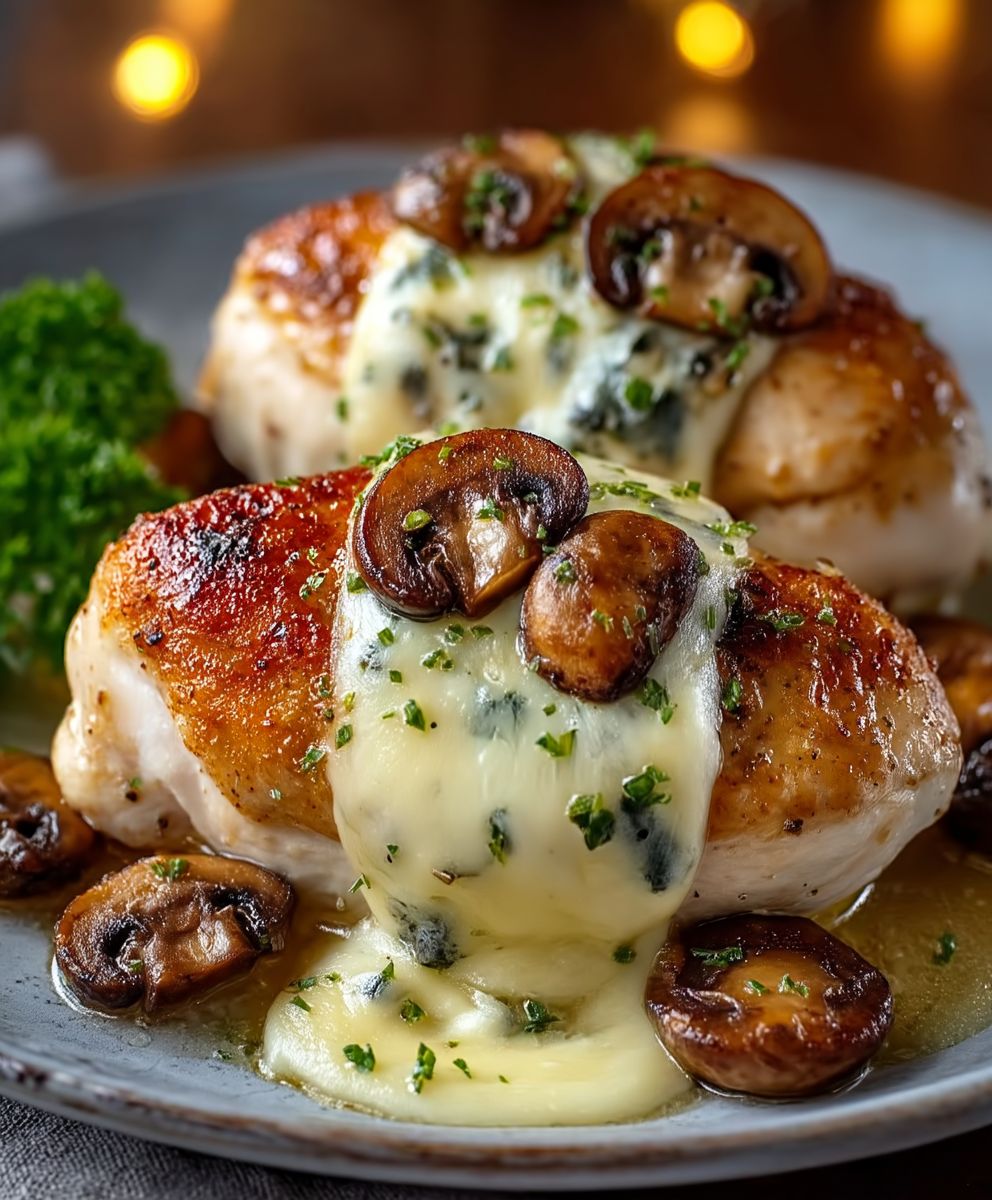 Garlic Butter Stuffed Chicken