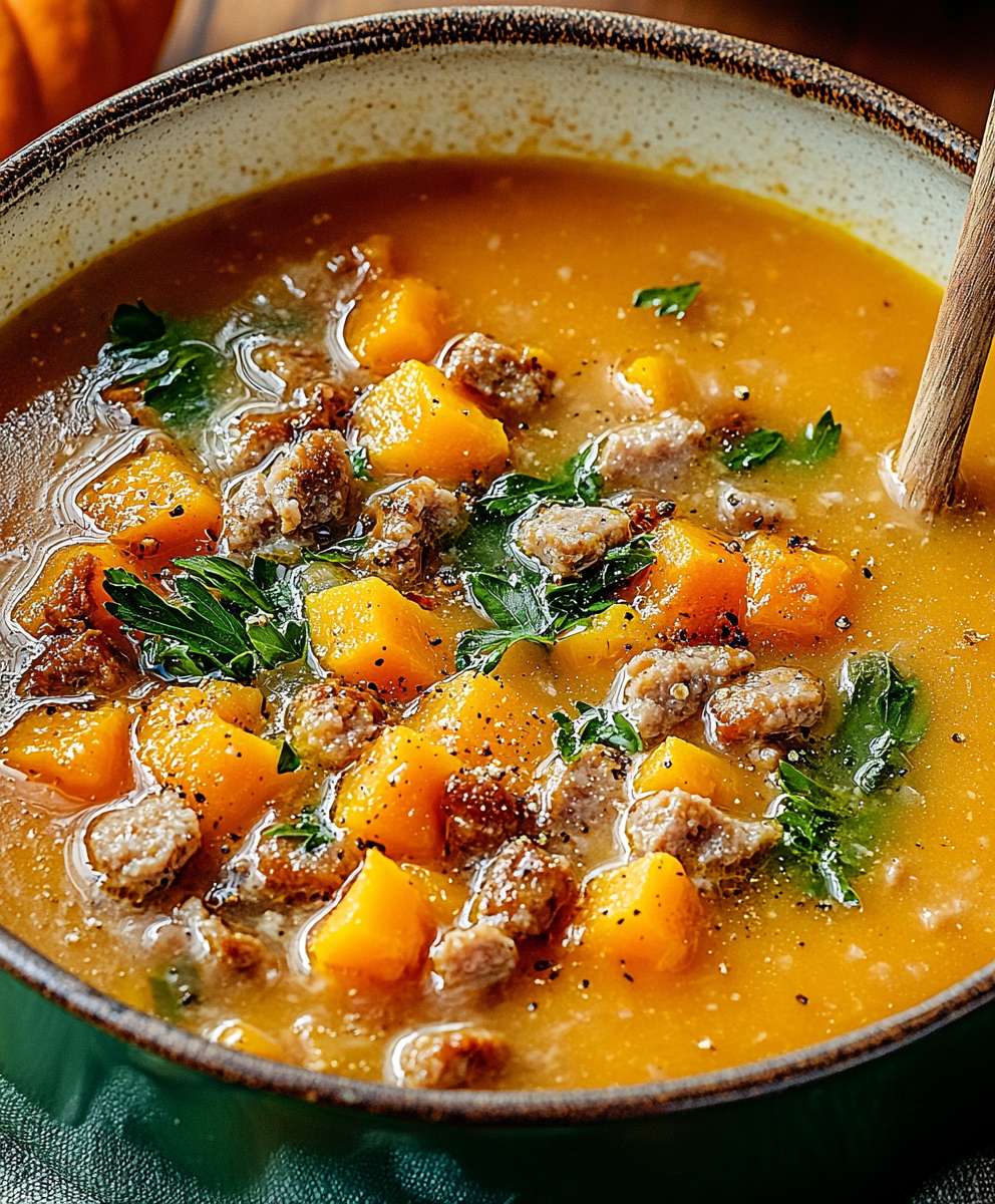 Butternut Squash Sausage Soup