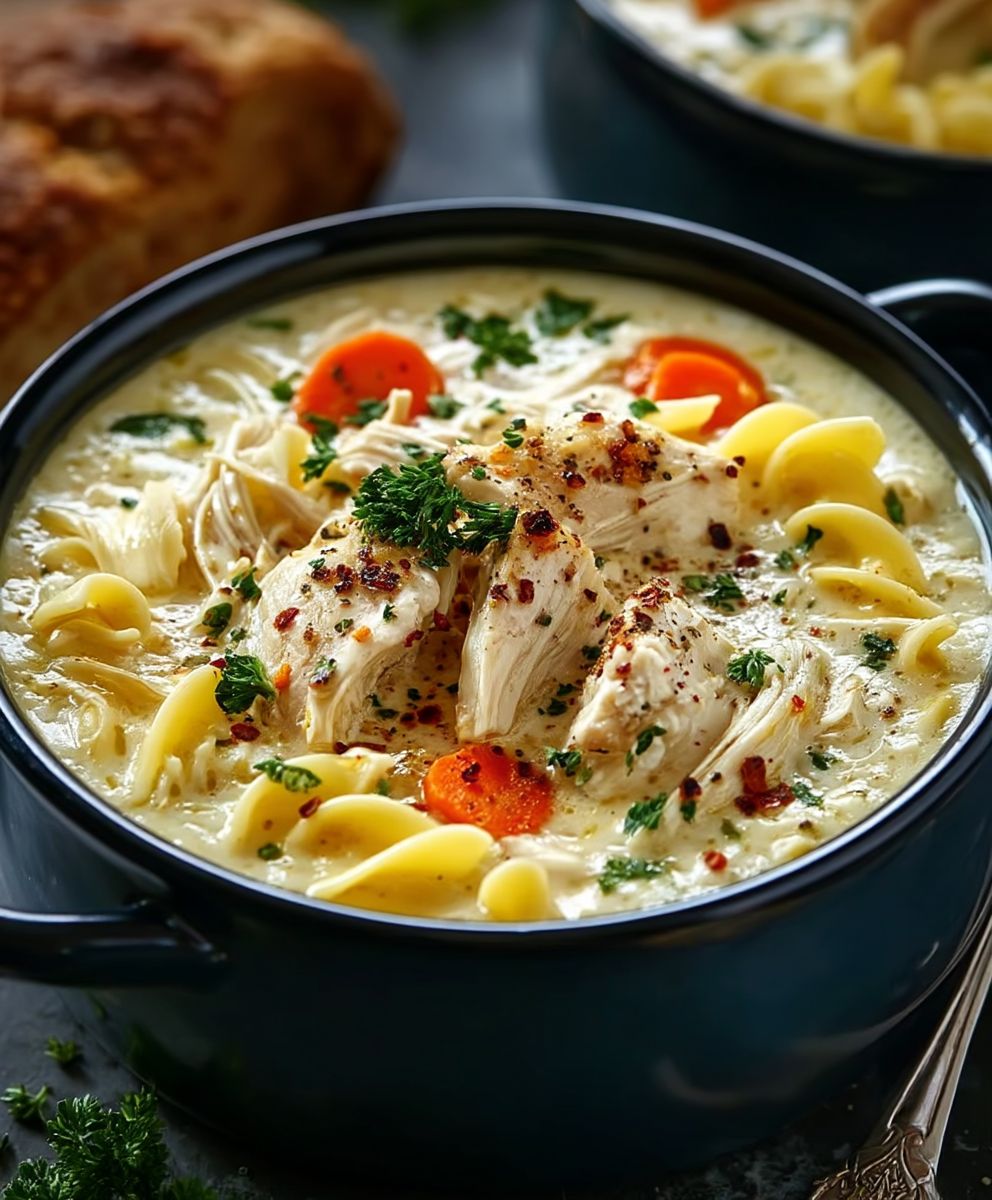 Creamy Chicken Noodle Soup