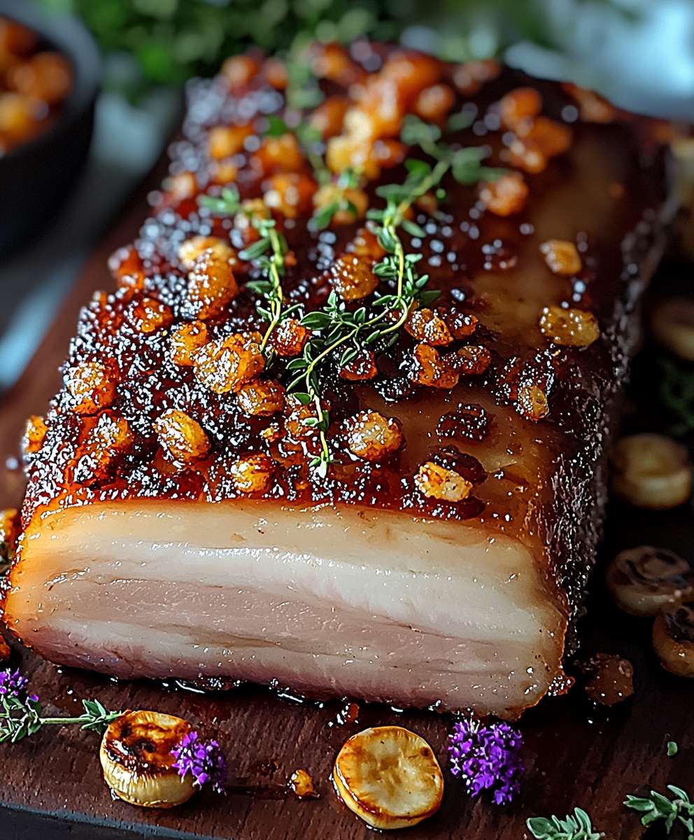Crispy Slow Roasted Pork Belly