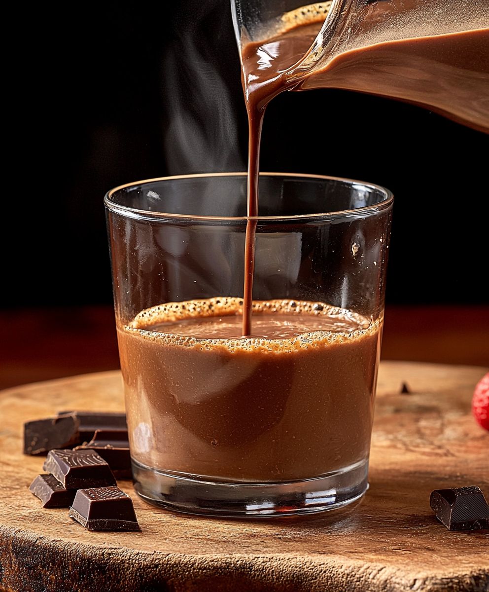 Hormone balancing chocolate drink