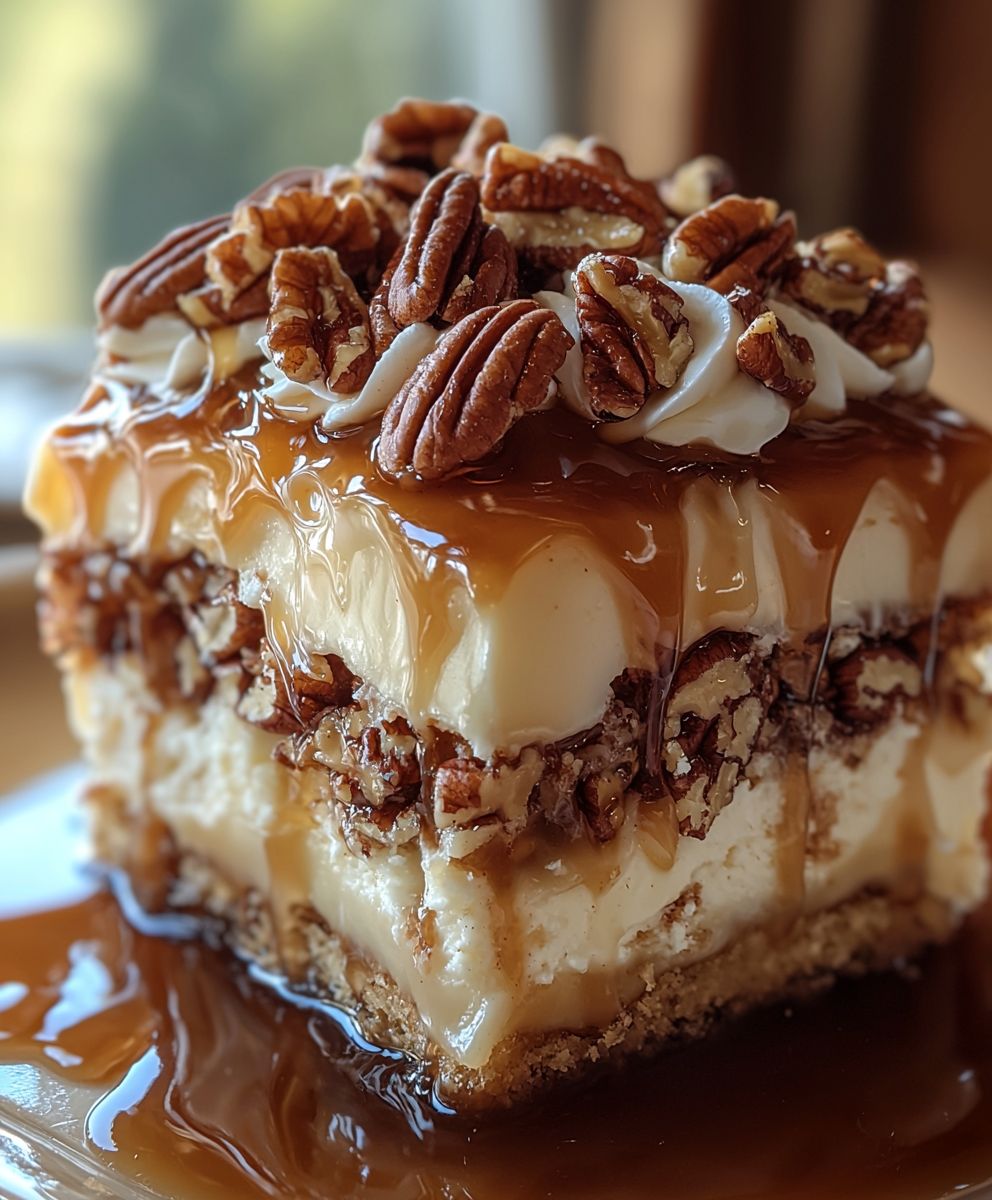 Butter Pecan Poke Cake