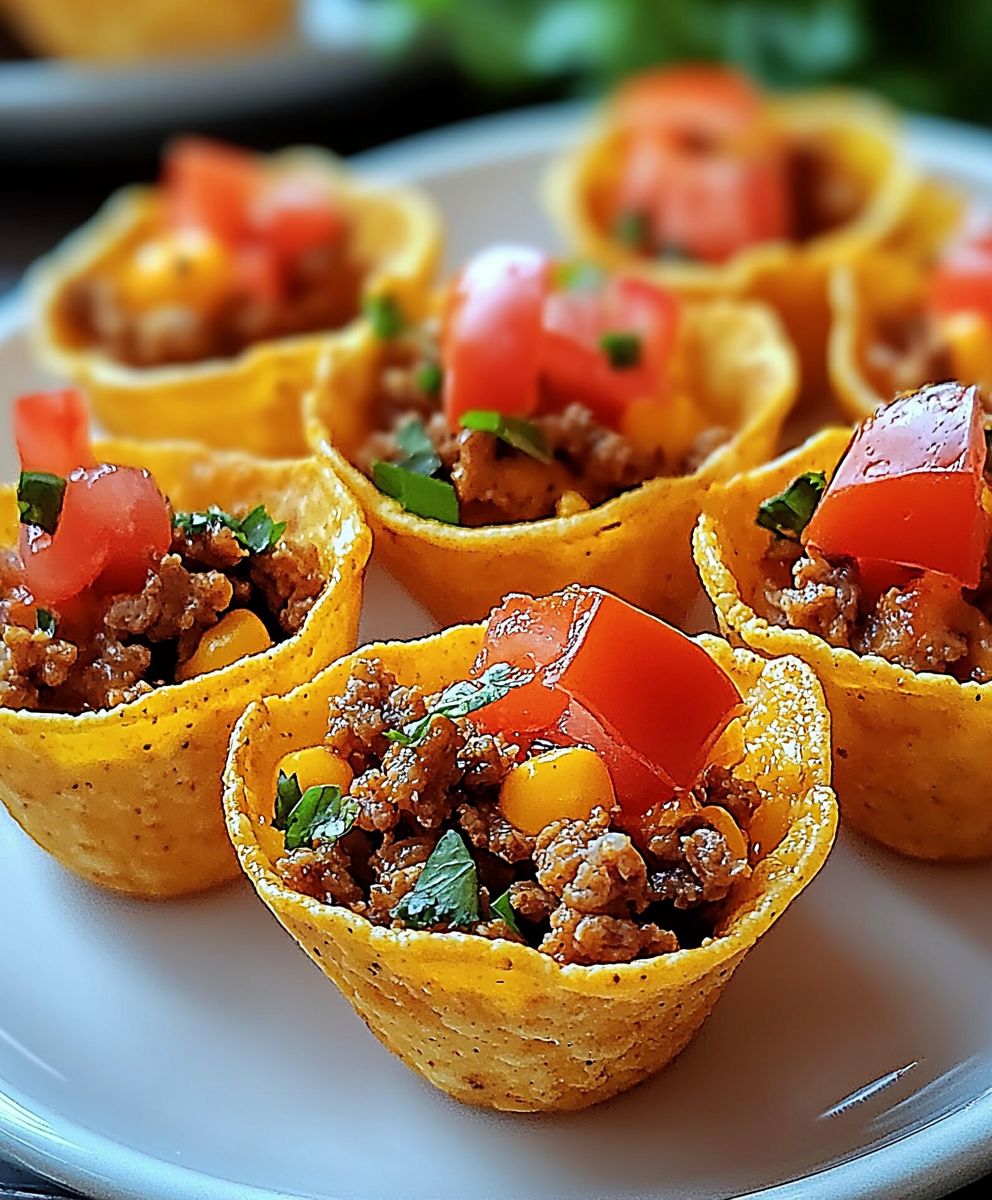 Crunchy Taco Cups