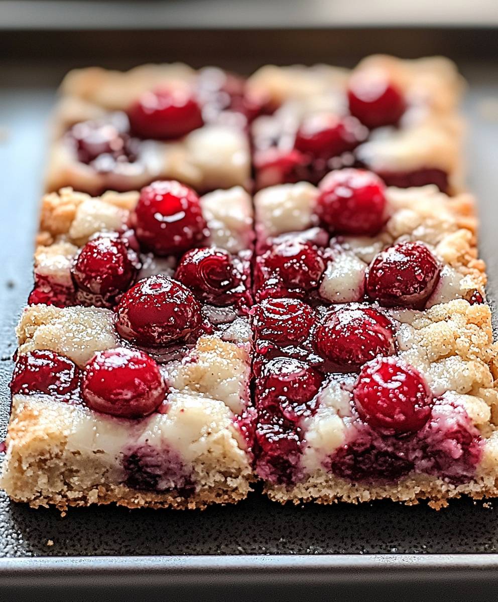 Christmas Cherry Bars