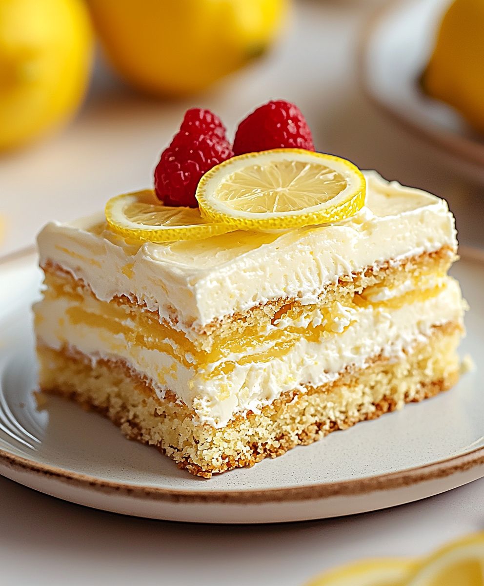 Lemon Icebox Cake