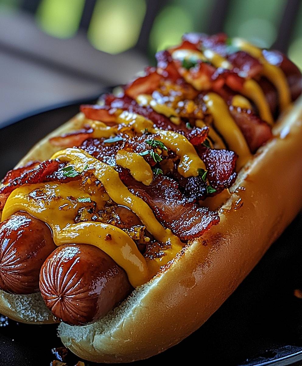 Bacon Wrapped Hot Dogs